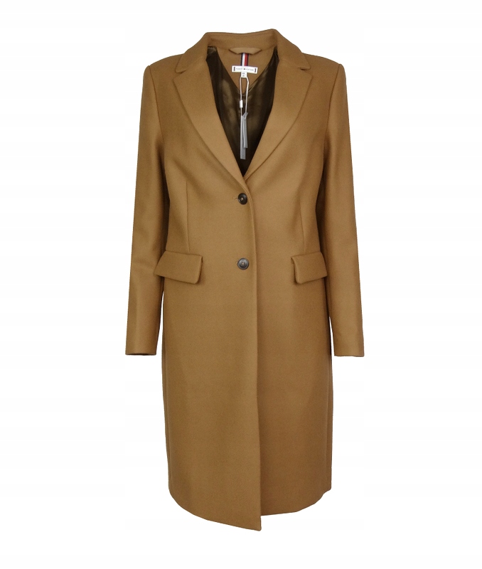 Tommy Hilfiger dámský vlněný kabát, camel, 36