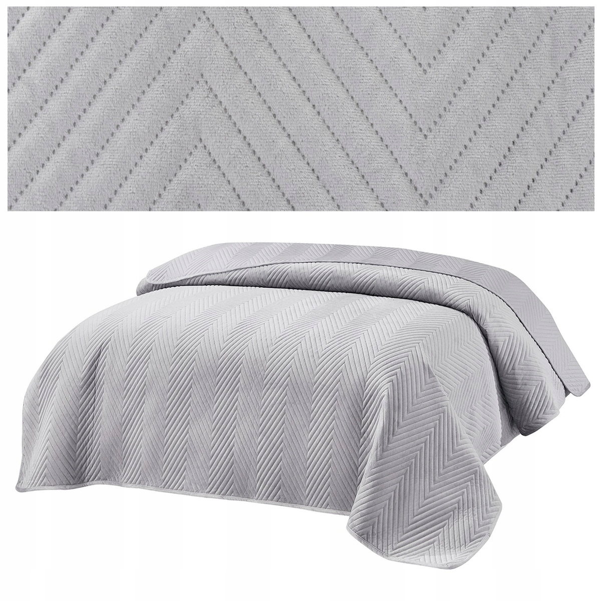 Narzuta 200x220 Tłoczona Welurowa Dekoracyjna na Łóżko Marieta 04