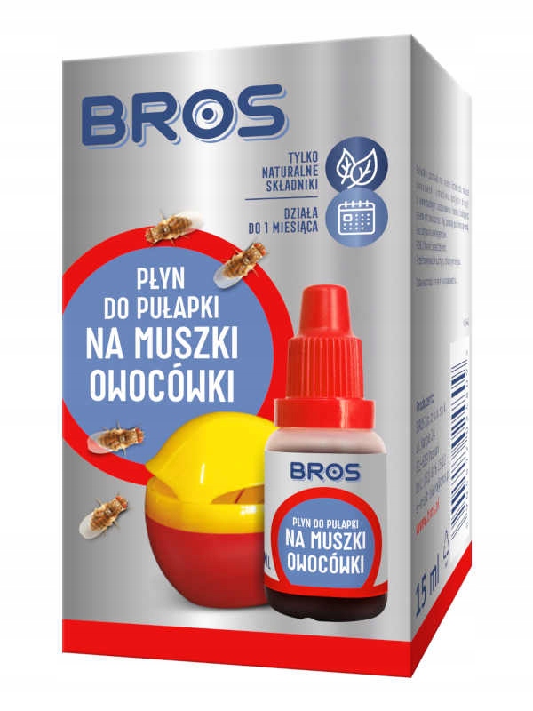 

Bros Płyn do pułapki na muszki owocówki 15 ml