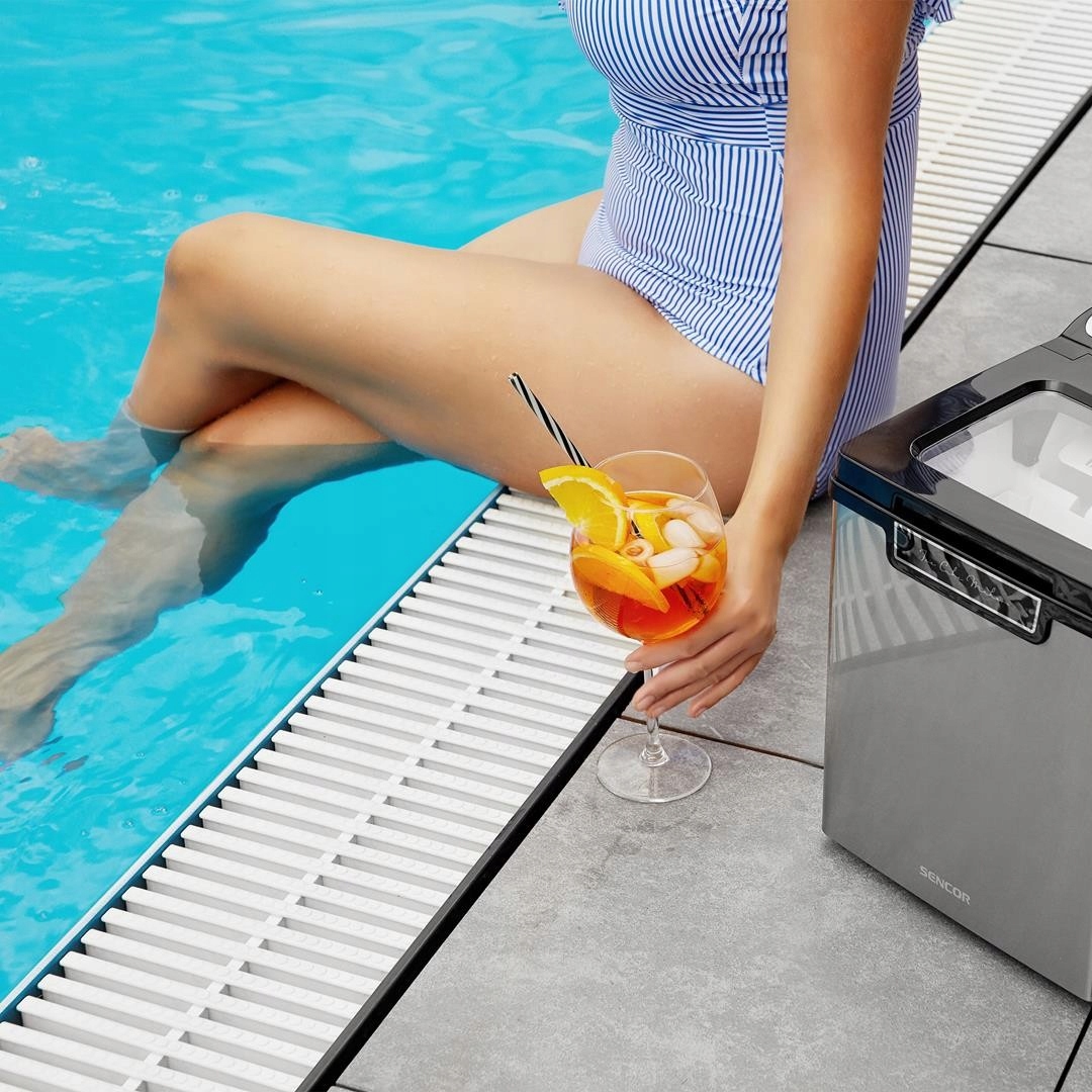 Kostkarka do lodu Sencor SIM 3500SS srebrny/szary 105 W Głębokość produktu 24.5 cm