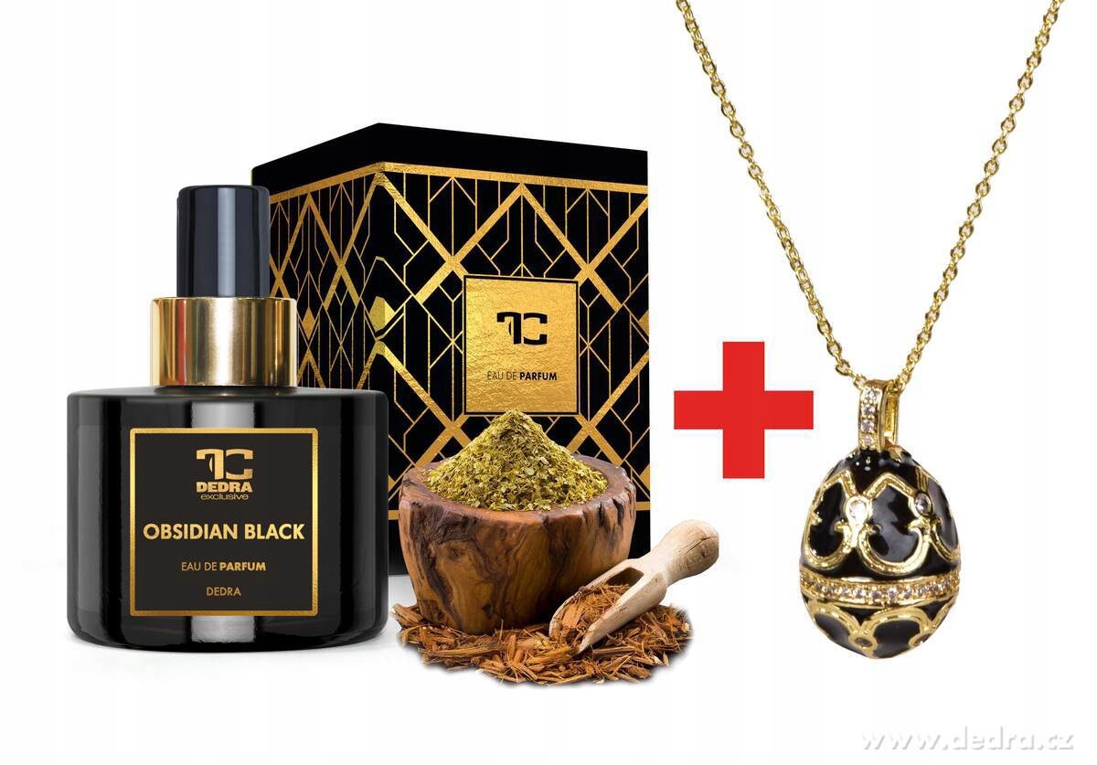Dedra Sada Obsidian Black Edp parfémová voda náhrdelník Zdarma, 100 ml