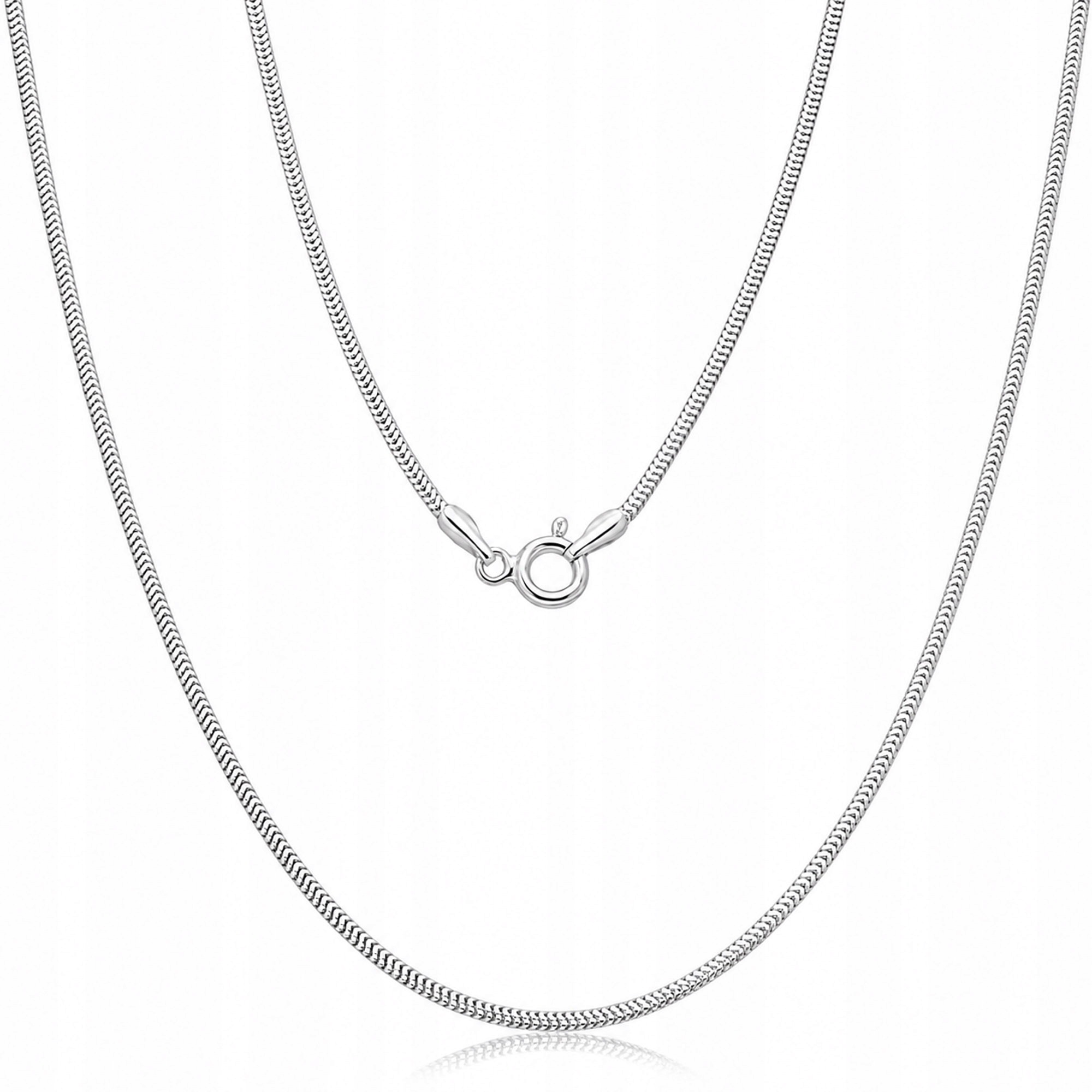 Stříbrný Řetízek 925 Had Snake Dámský Pánský 1.4mm 55cm
