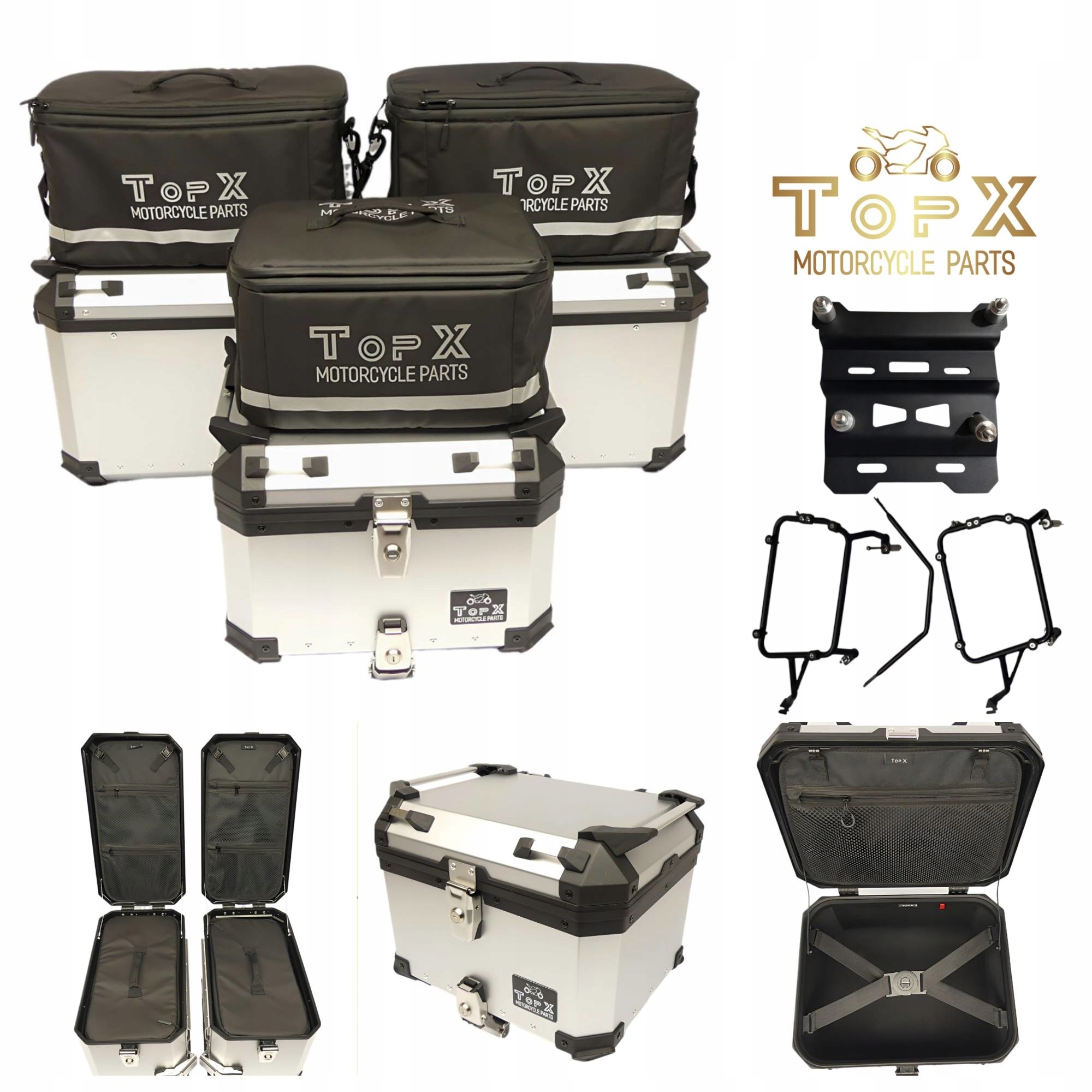 Triumph Tiger 1200 TIGER1200 22+ Sada kufrů Aluminiové rámy Tašky