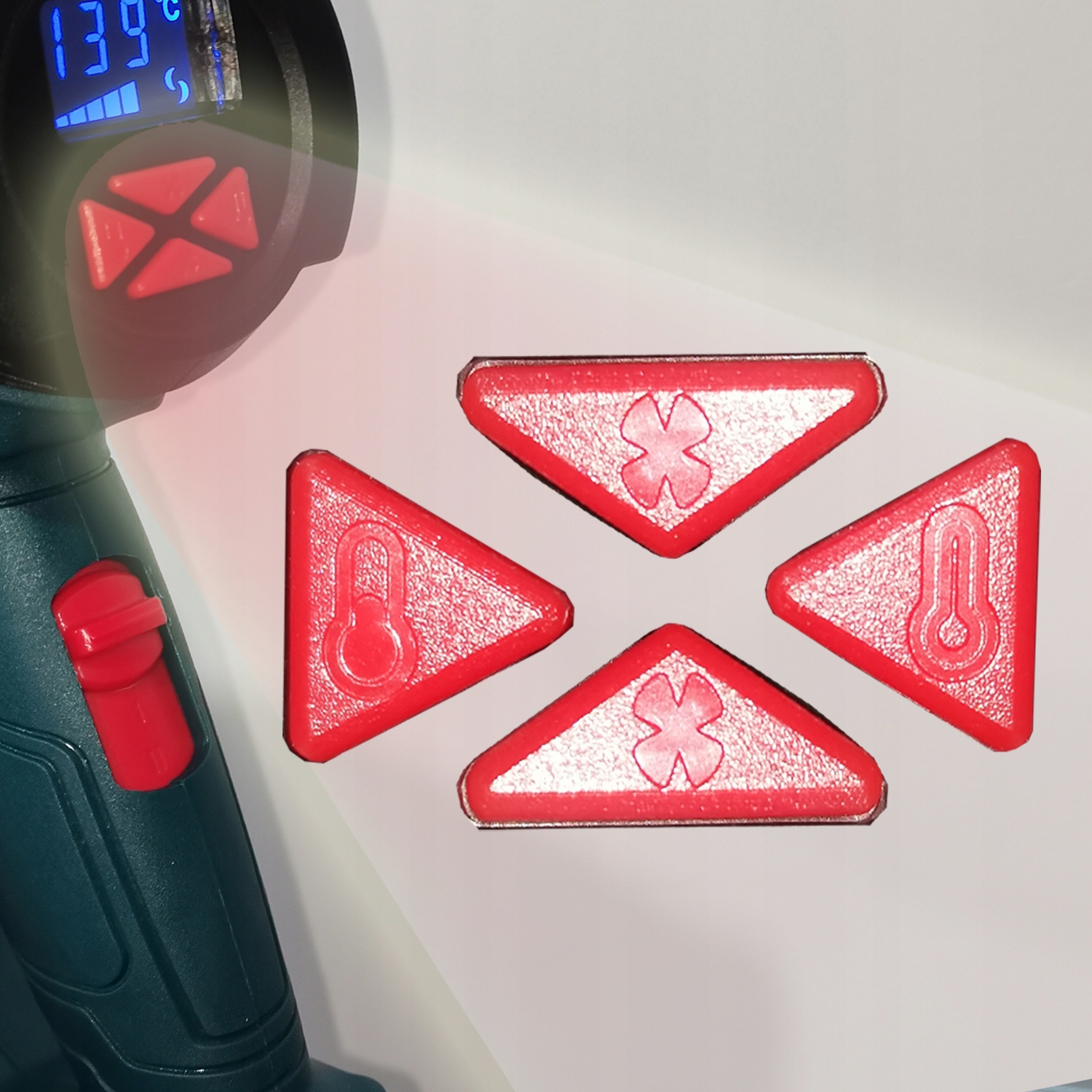 OPALARKA ELEKTRYCZNA Z 6 BIEGI + 2 TRYBY SKROBAK 7 AKCESORIA 60-650C z LCD Kod producenta 2000W OPALARKA ELEKTRYCZNA LCD Y4