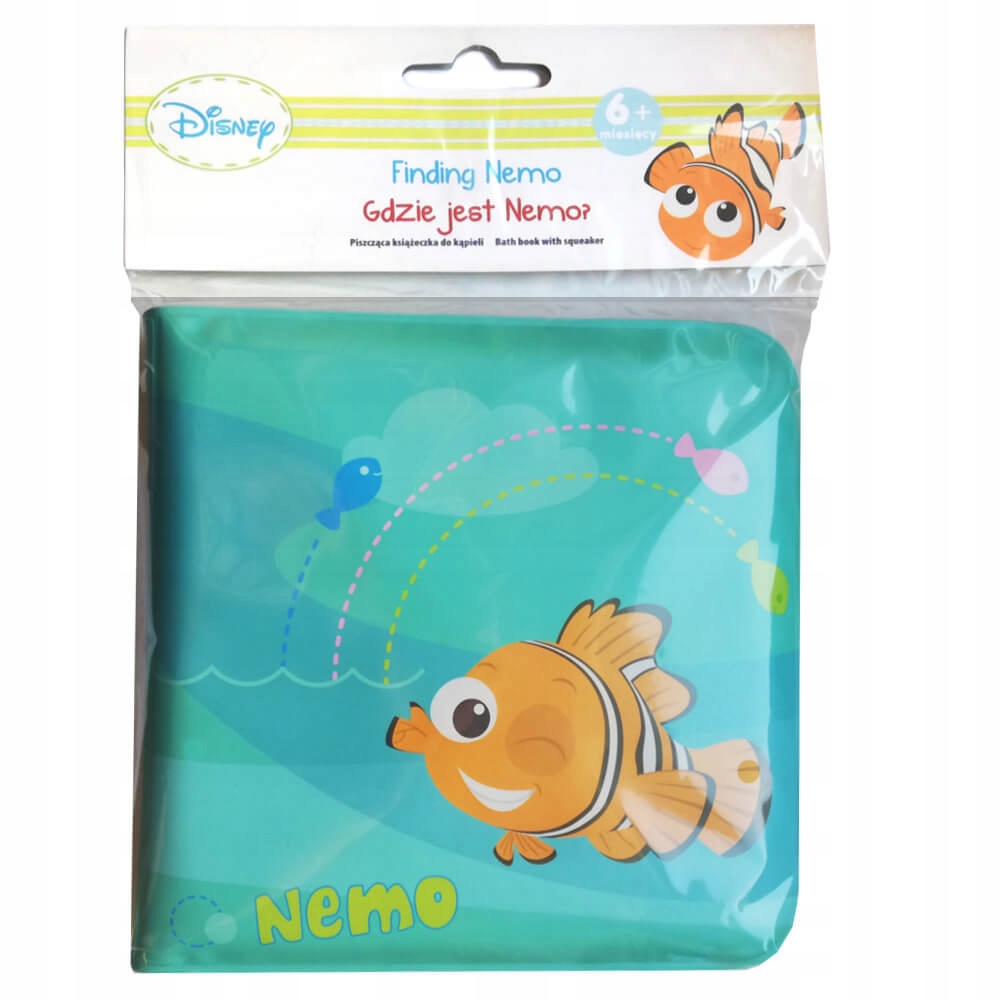 PISZCZĄCA KSIĄŻECZKA DO KĄPIELI NEMO ZABAWKA Marka Marko