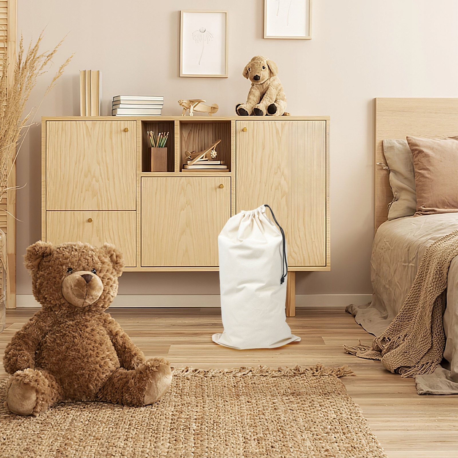 2 SZT. TORBA NA PRANIE ZE SZNURKIEM DUŻA POJEMNOŚĆ Kod producenta 17360082