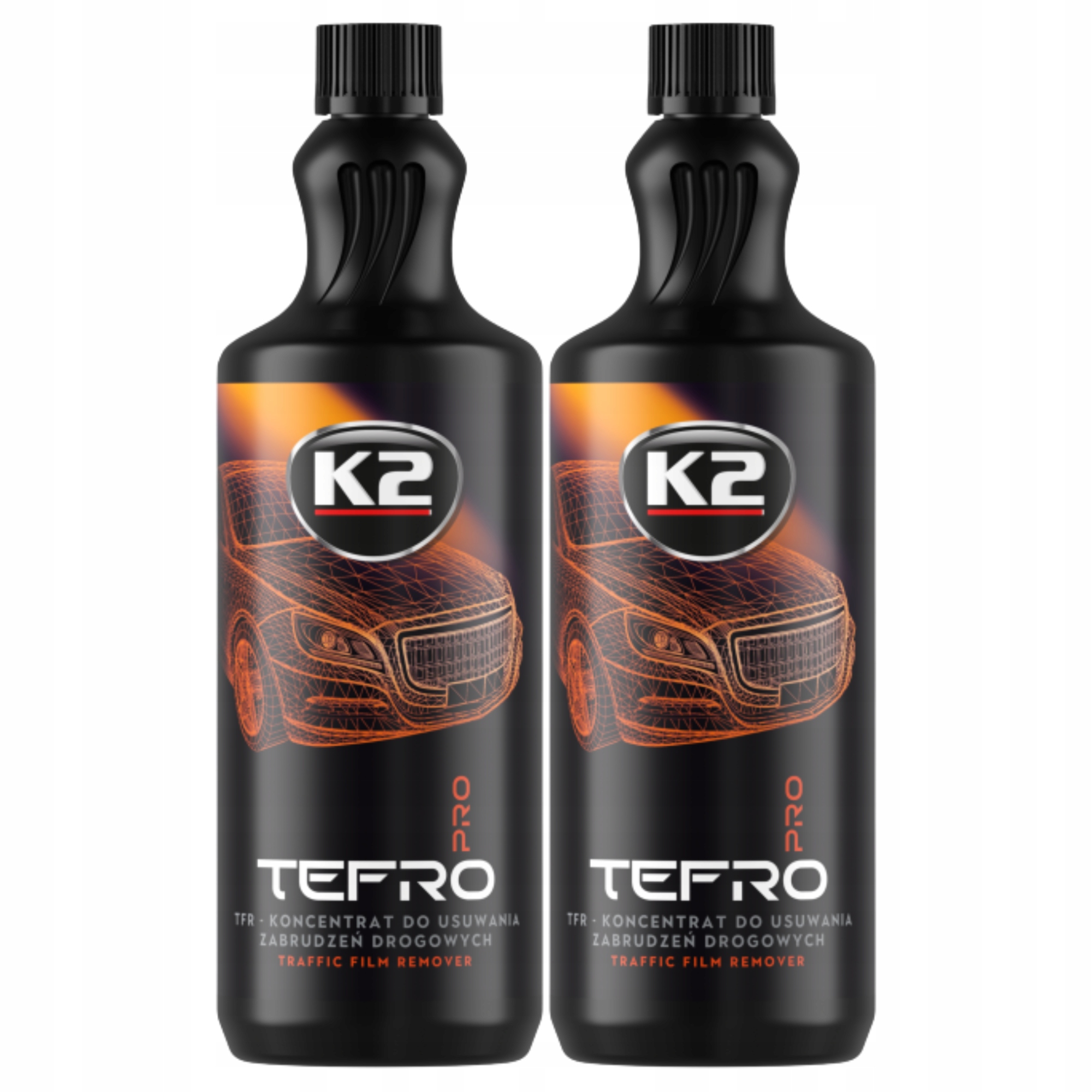 Aktywna piana do mycia samochodu Bardzo Silna koncentrat K2 Tefro Pro 1l x2