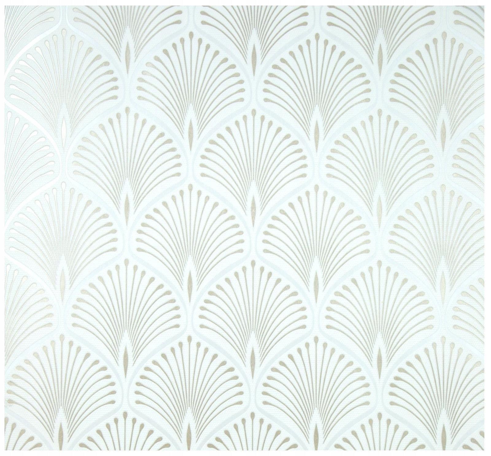 

Tapeta w stylu art-deco wachlarze tapety na ścianę
