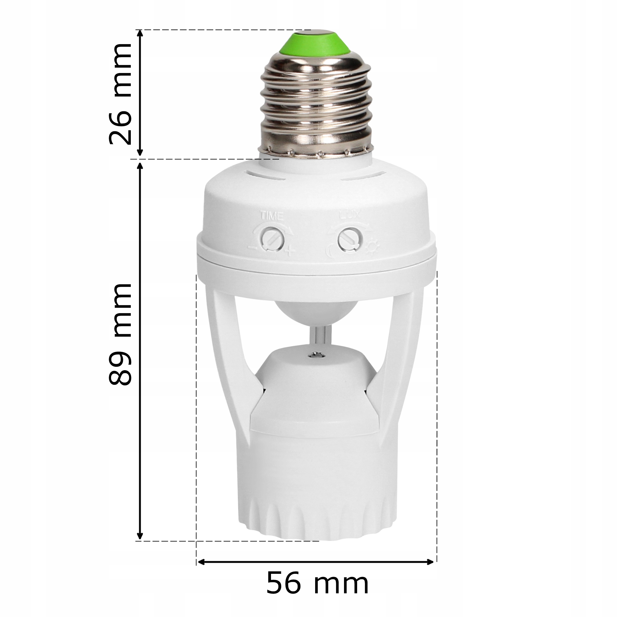 OPRAWKA ŻARÓWKI E27 Z CZUJNIKIEM RUCHU ZMIERZCHU EAN (GTIN) 5905204502679