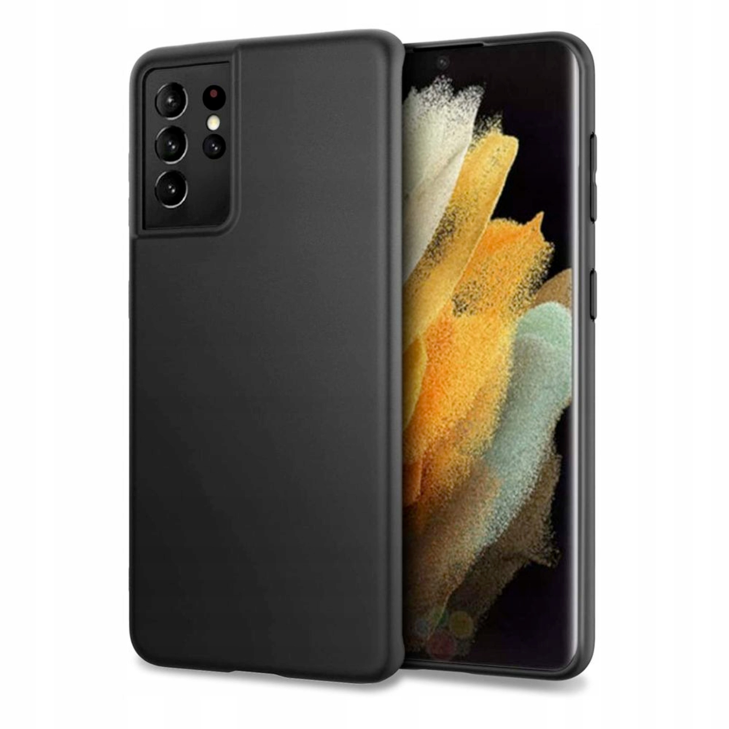 

Etui Do Samsung Galaxy S21 Plus Czarne Matowe Slim
