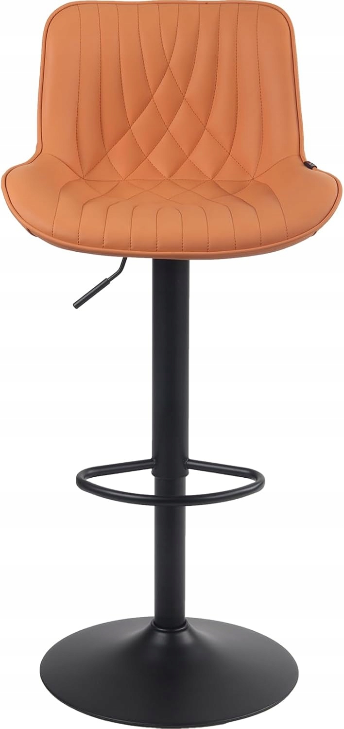 Youtaste otočný barový stolík s nastaviteľnou opierkou, koža, camel, kuchynský