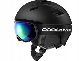 Lyžařská přilba Odoland SP0392 černá L 59-61 cm Brýle