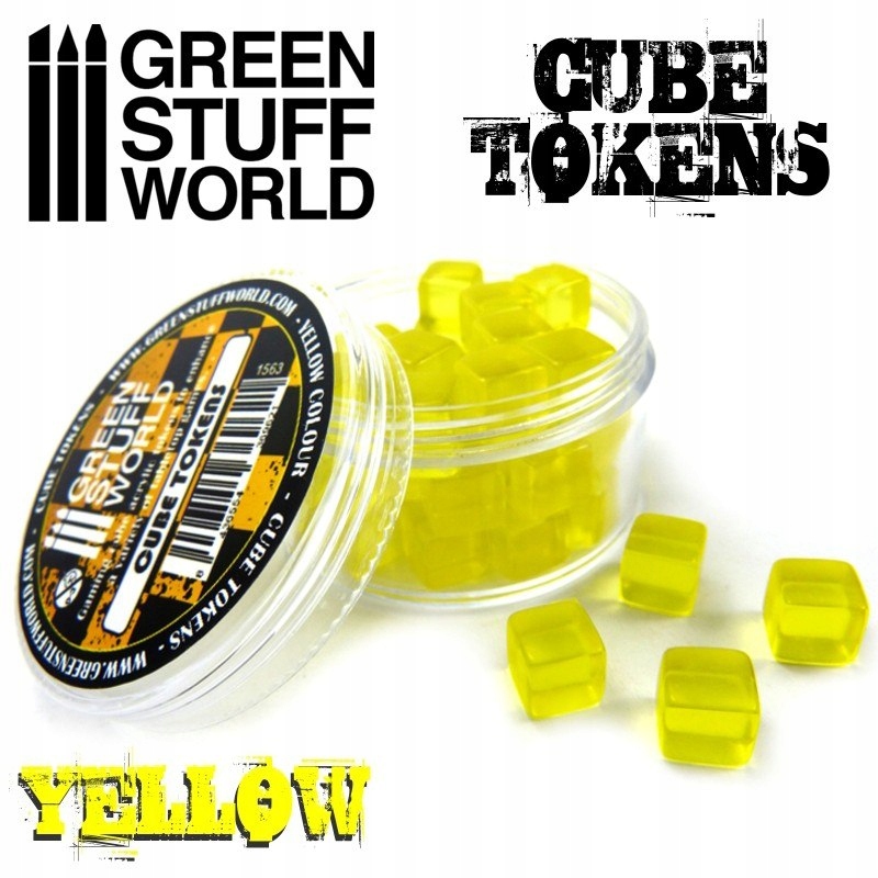Yellow Cube tokens akrylowe żetony 50 szt.