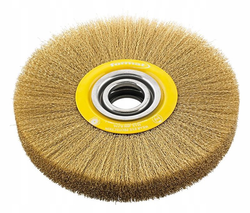 Kartáč kotoučový mosazný drát 150x24 mm Format