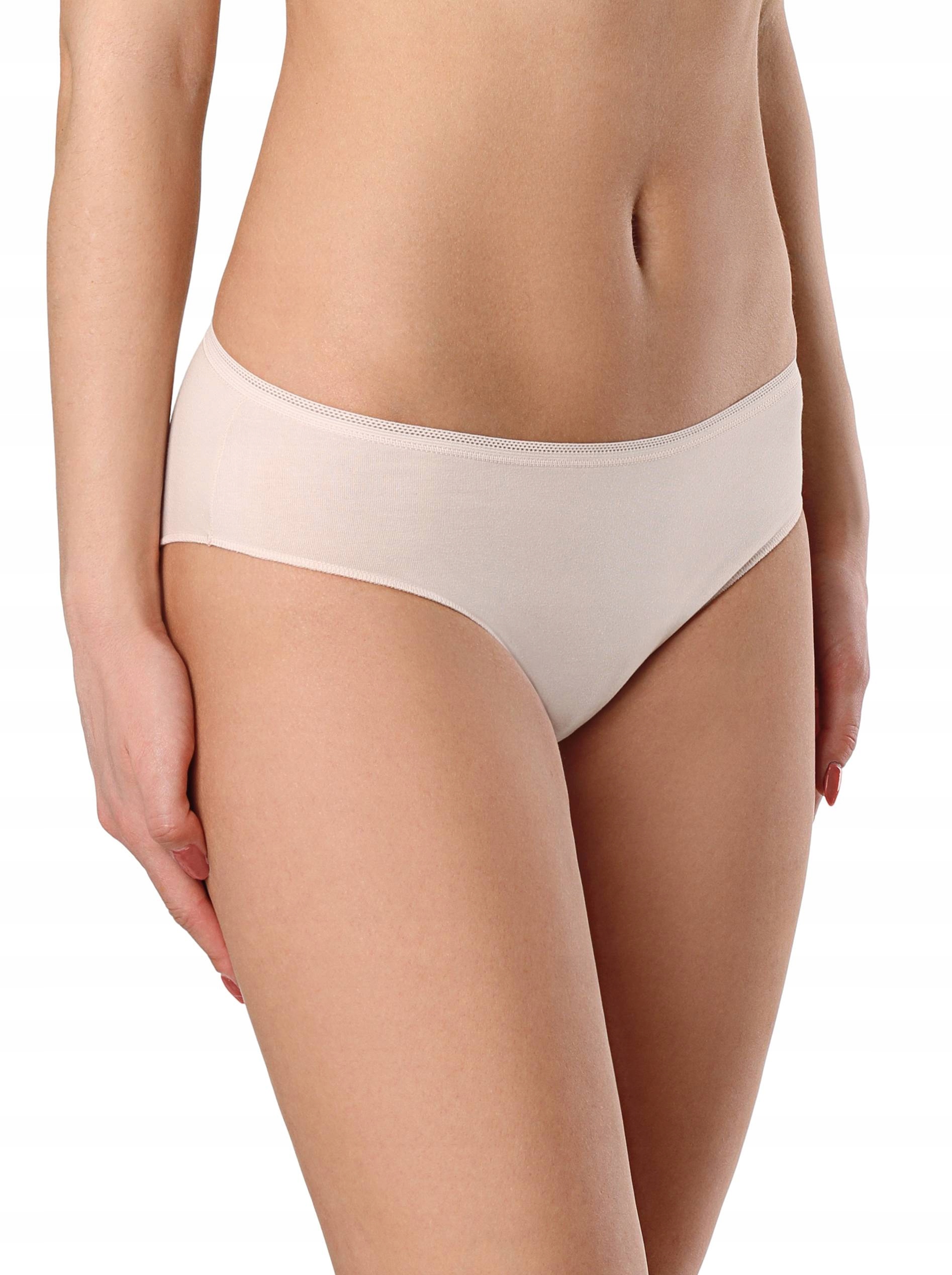 

Majtki damskie slipy bawełniane r. XL, cieliste