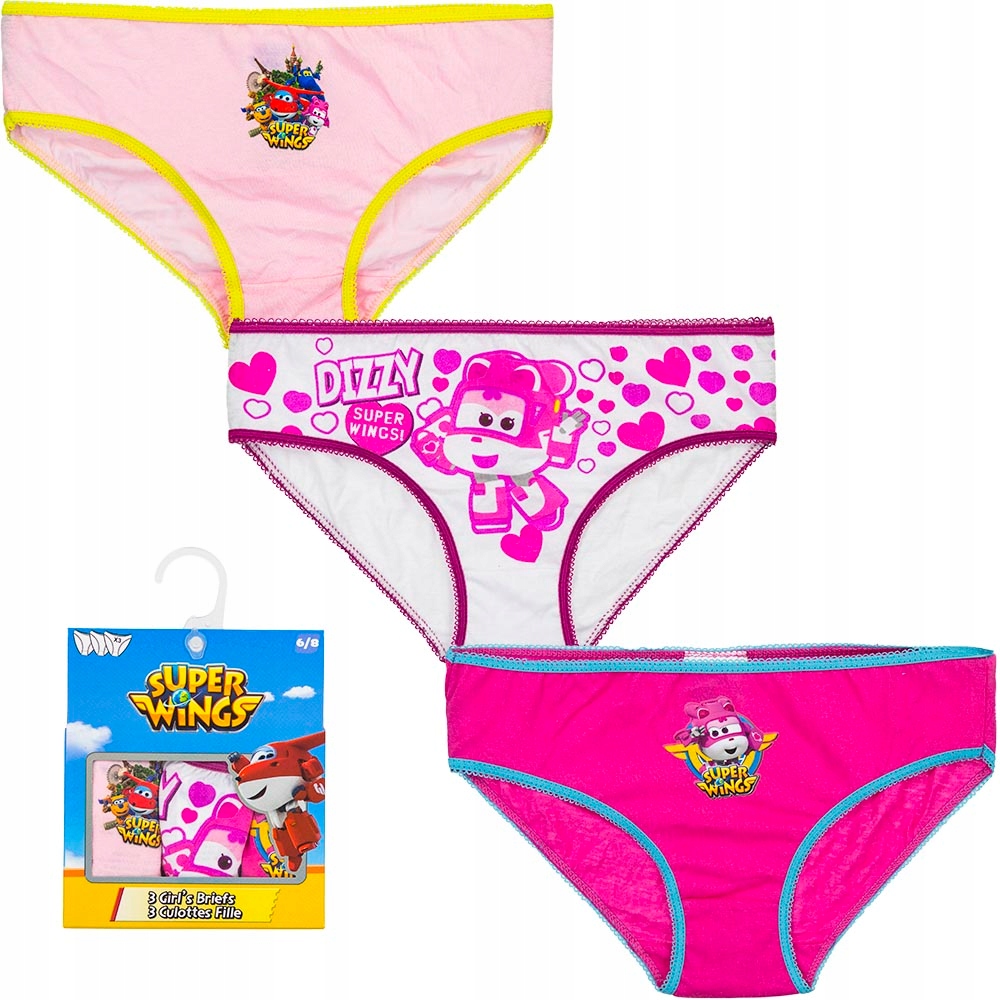 

majtki figi Super Wings Frunia 3-PAK 104/110