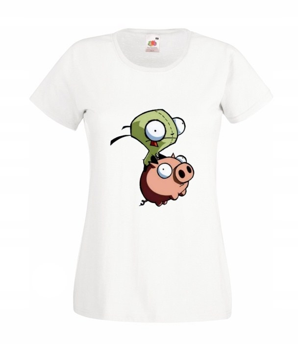 

Damska Koszulka Invader Zim Doggie Wzory