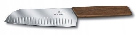 

Swiss Modern Nóż Santoku, 17 cm, drewno orzechowe