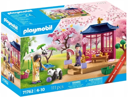 PLAYMOBIL 71762 Azjatycki ogród z rodziną pand