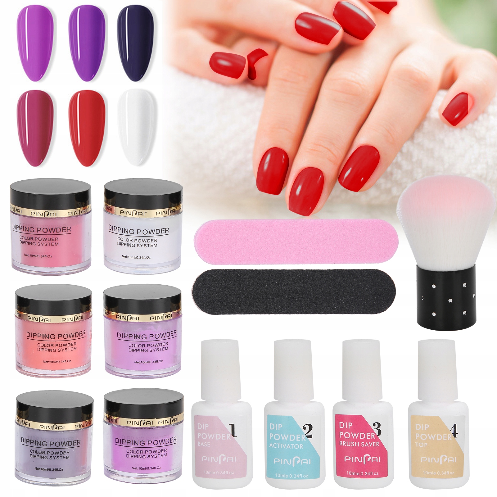 Sada Na Ponoření Do Prášku Na Nehty