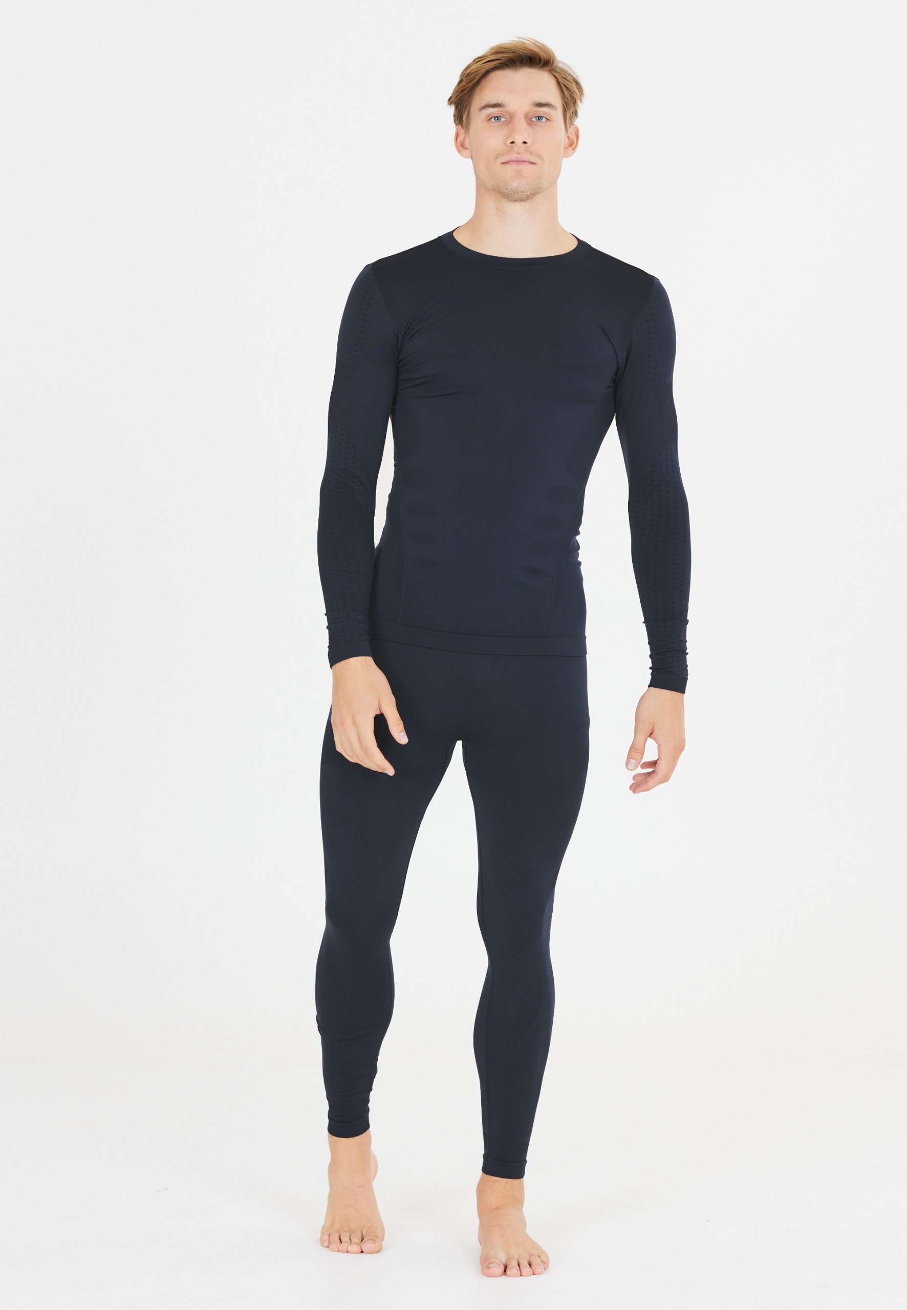 Pánský bezešvý termoaktivní komplet Whistler Pree Seamless XXL Tmavě modrý