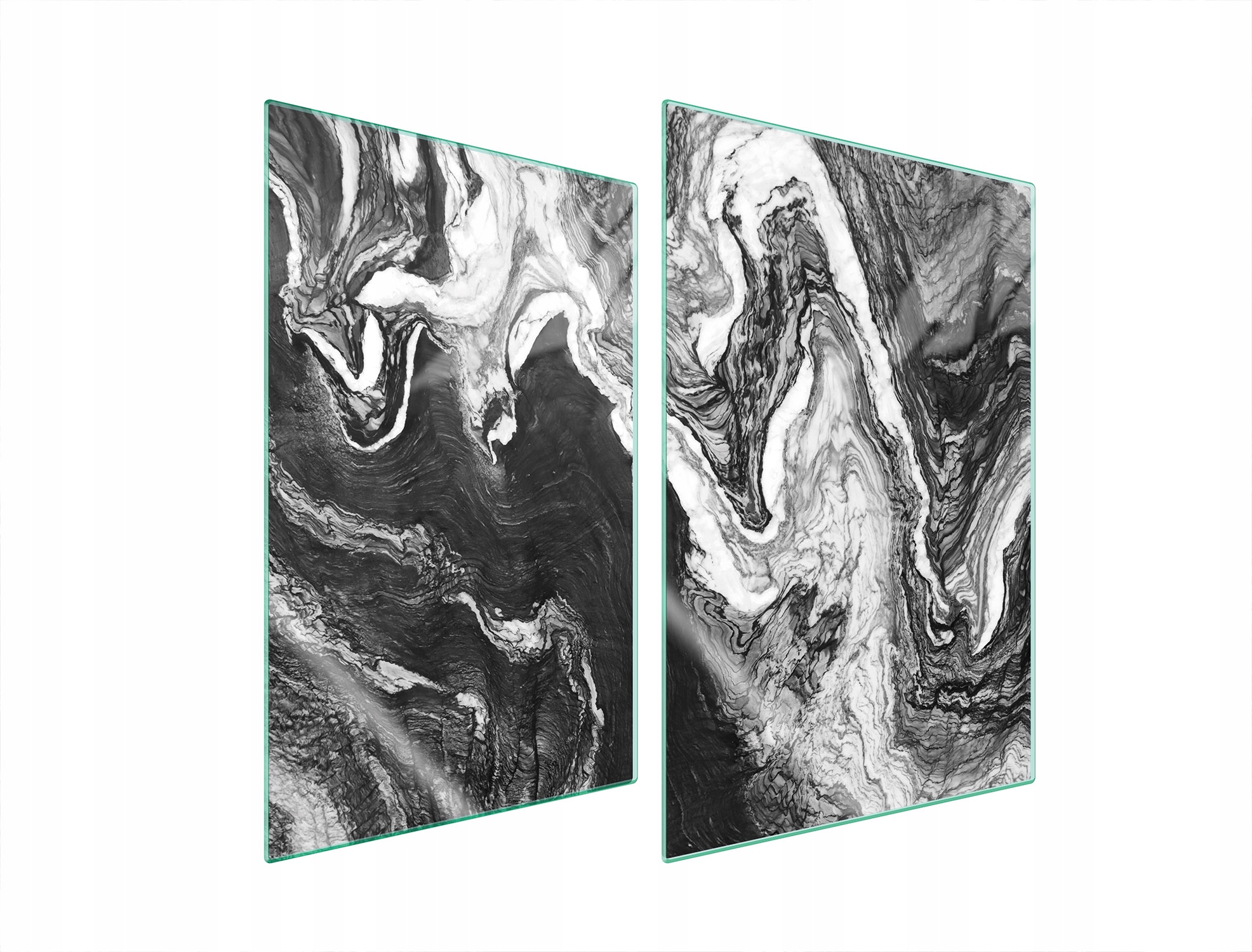 Skleněná Ochranná Deska Do Kuchyně 2x35x52 Mramorové Tvrzené Sklo