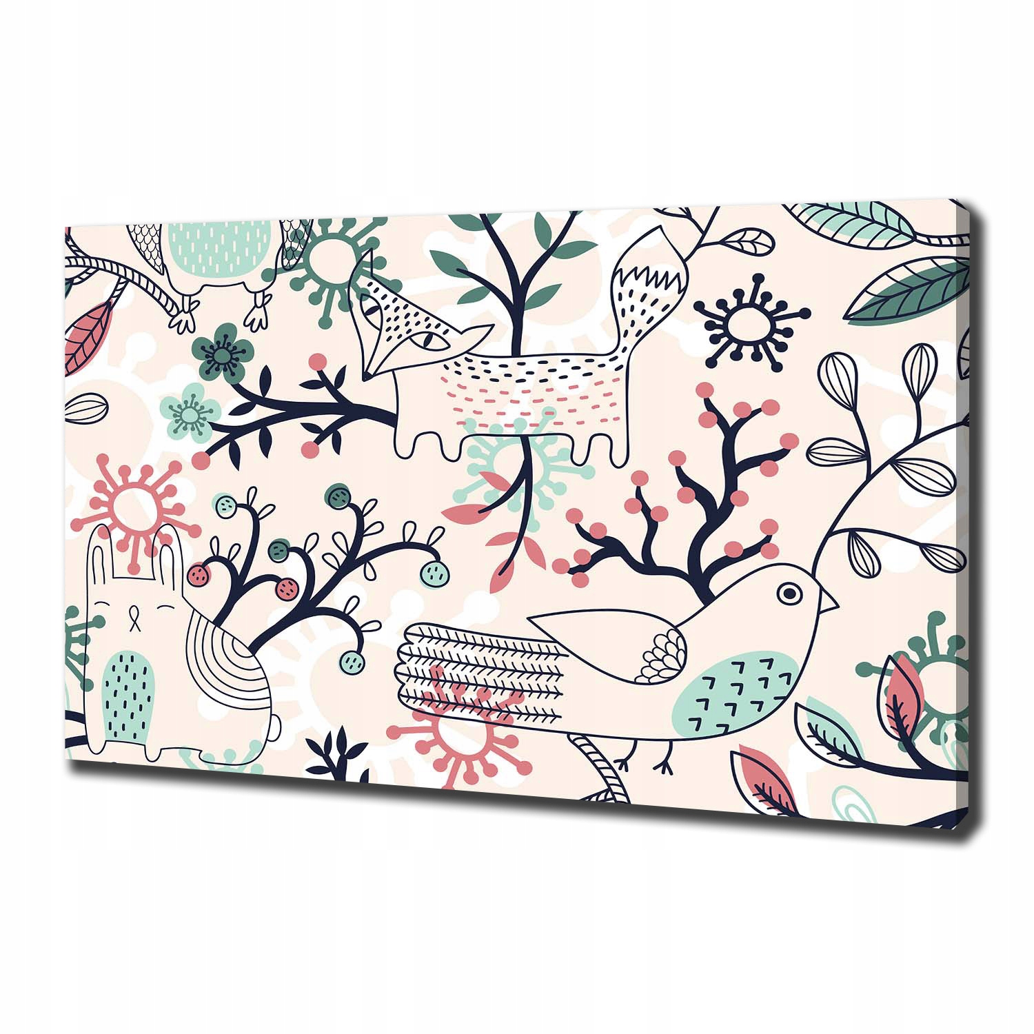 

Foto obraz na płótnie Zwierzęta i kwiaty 100x70 cm