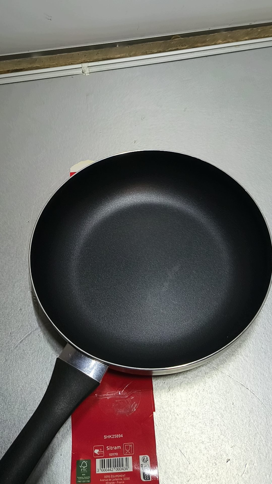 Sitram patelnia z pokrywką około 28 cm — zdjęcie 3