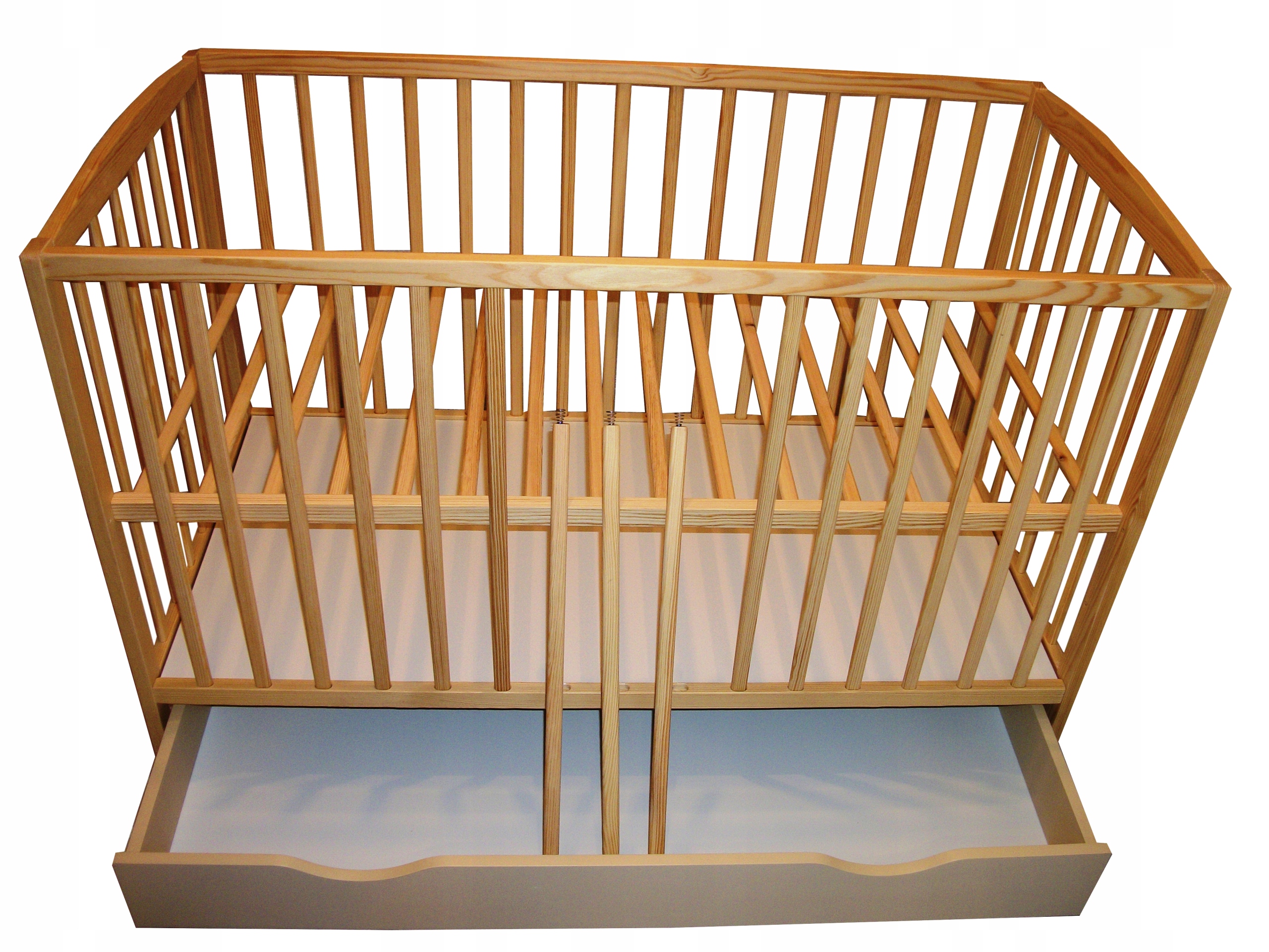 ŁÓŻECZKO/TAPCZANIK DZIECIĘCE Z SZUFLADĄ SOSNOWE Marka AS