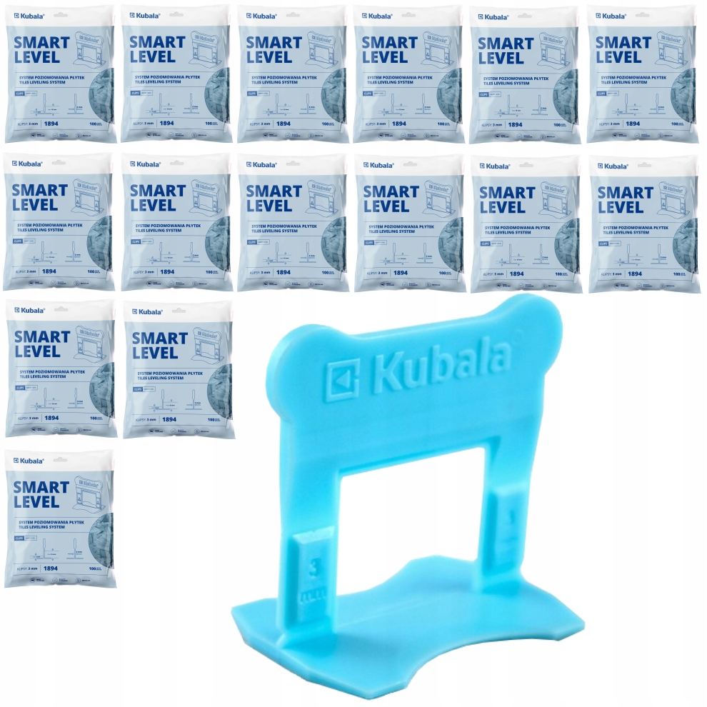 Kubala Smart Level Klipsy Pro Vyrovnávání Dlaždic 3MM Sada 1500 Kusů