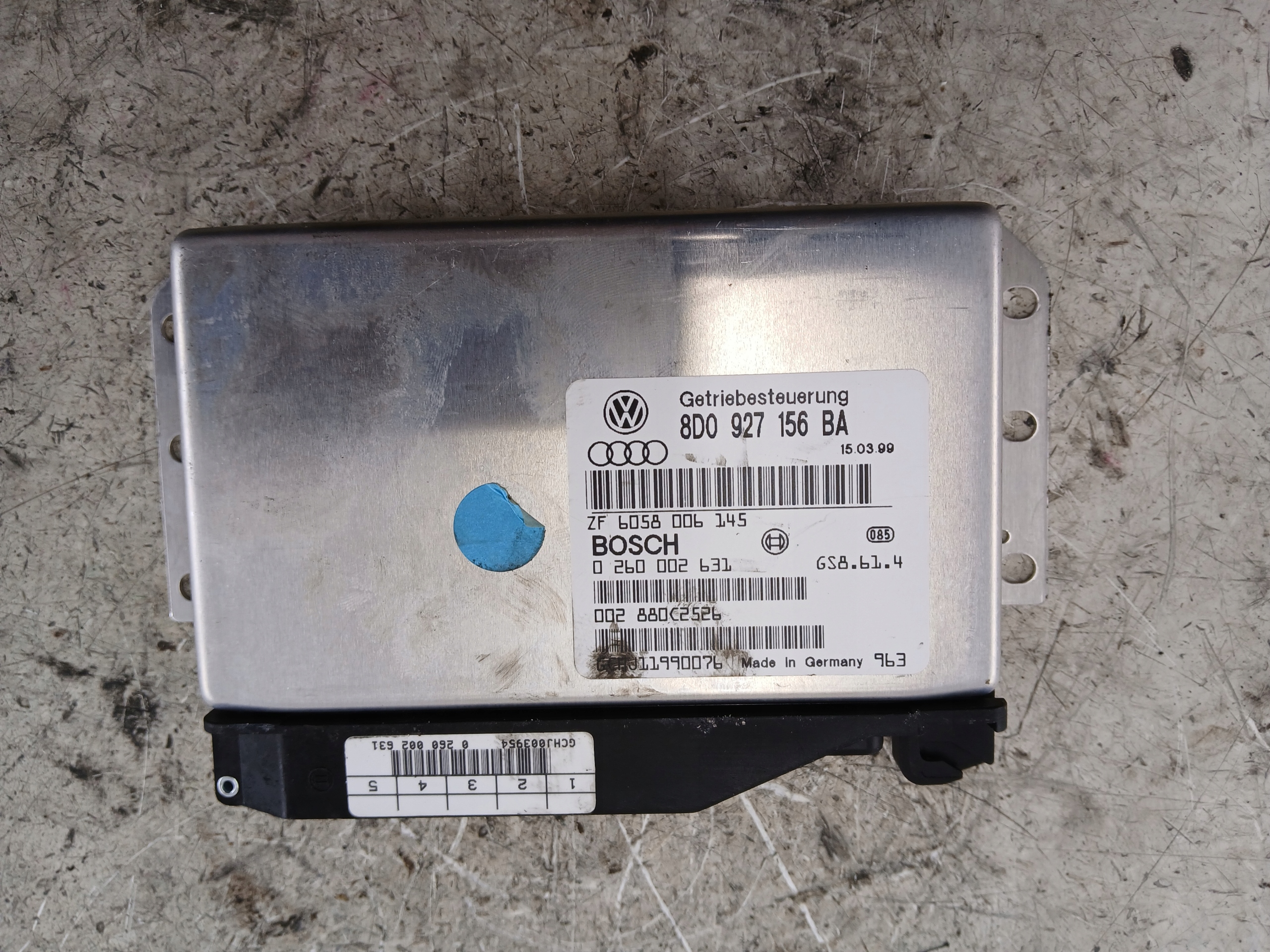 AUDI A6 C5 A4 B5 2.4 Bedienteil Getriebe getriebe 8D0927156BA