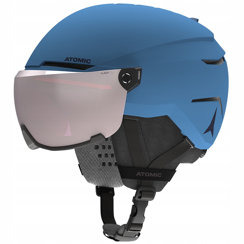 Kask narciarski Atomic Savor Visor Jr Niebieski S/51-55