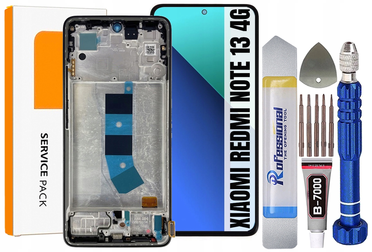 Displej Pro Xiaomi Redmi Note 13 4G Originál Oem Obrazovka Rámeček