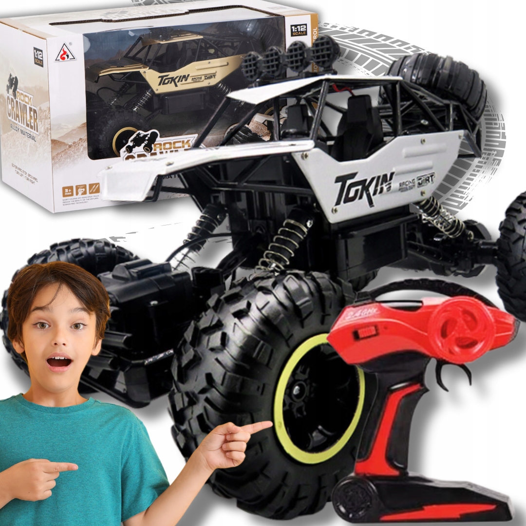 Samochód Zdalnie Sterowany Duży Napęd 4x4 Auto Pilot Rc Terenowy Akumulator