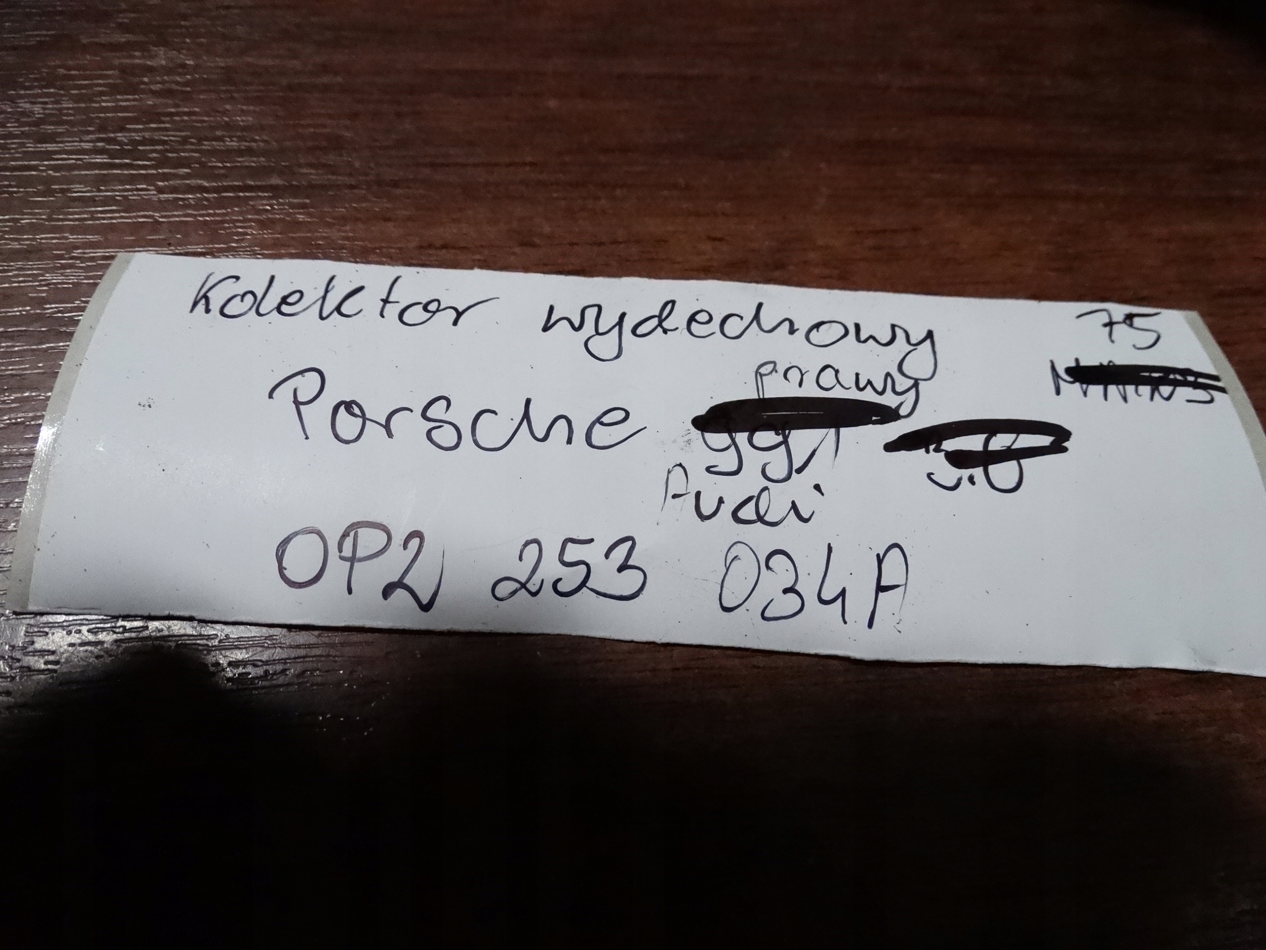 exhaust manifold right PORSCHE AUDI 1 9