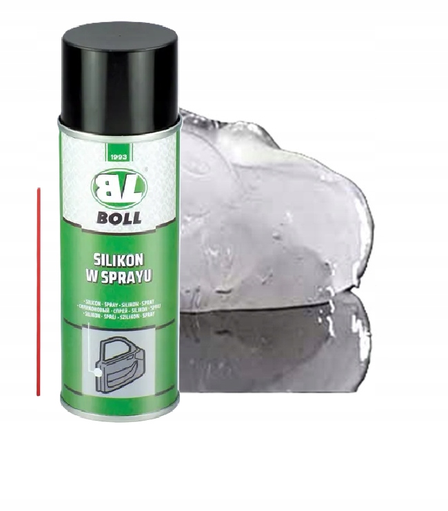 Silikon spray do zamków uszczelek gumowych 200 ml Boll 12 sztuk karton