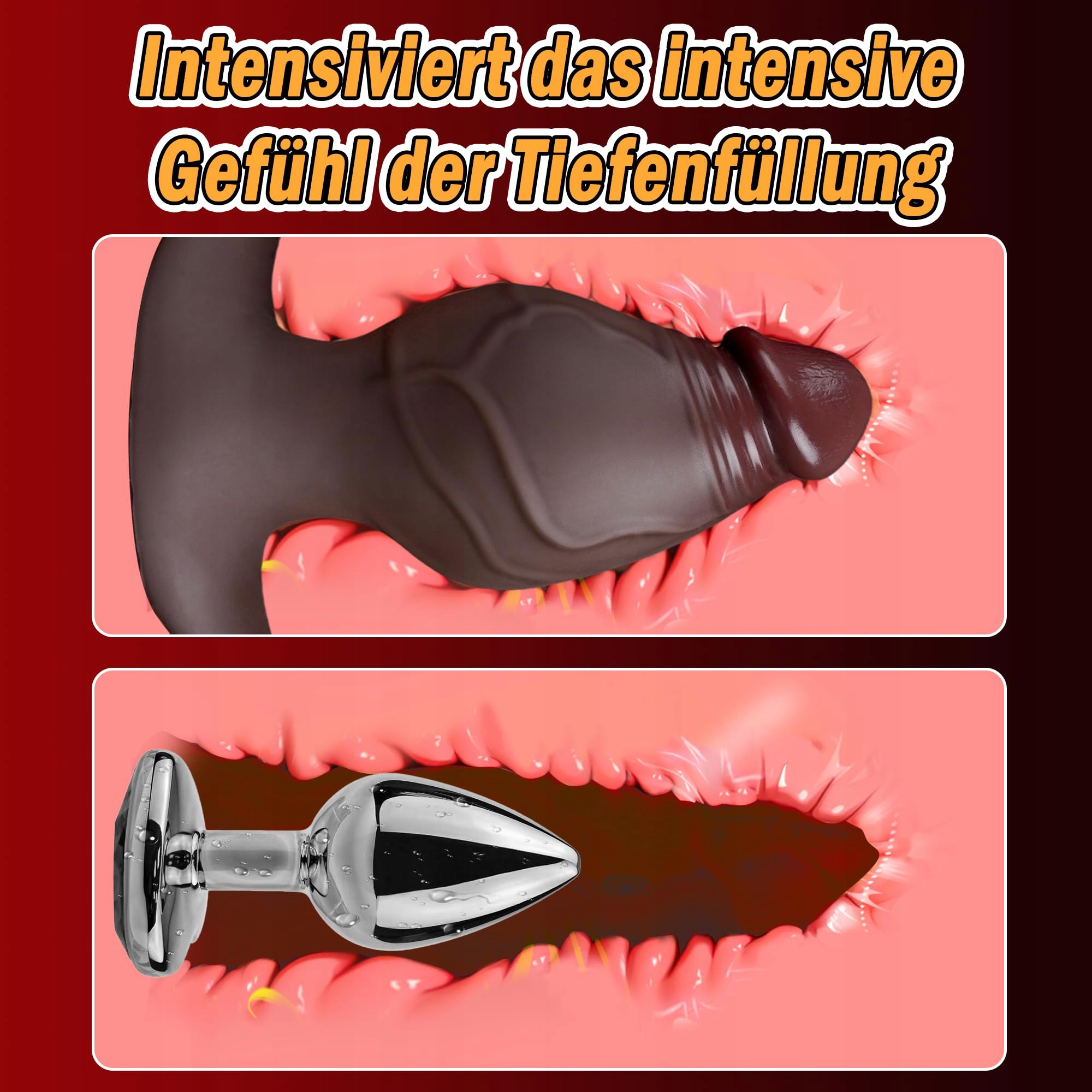Silikonowy Czarny Korek Analny 8cm Dildo Trener XXL — miniatura 5