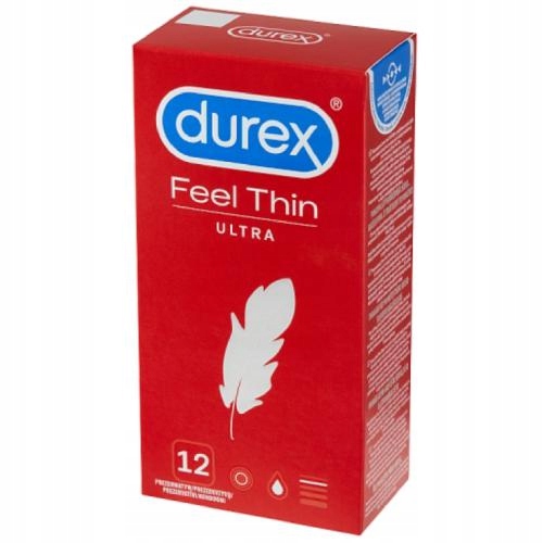 

Durex Feel Thin Ultra Prezerwatywy, 12szt.