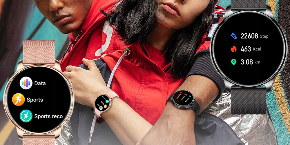 Smartwatch Bemi Trevio /Rozmowy/ 2 paski złoty PL Lokalizator GPS nie