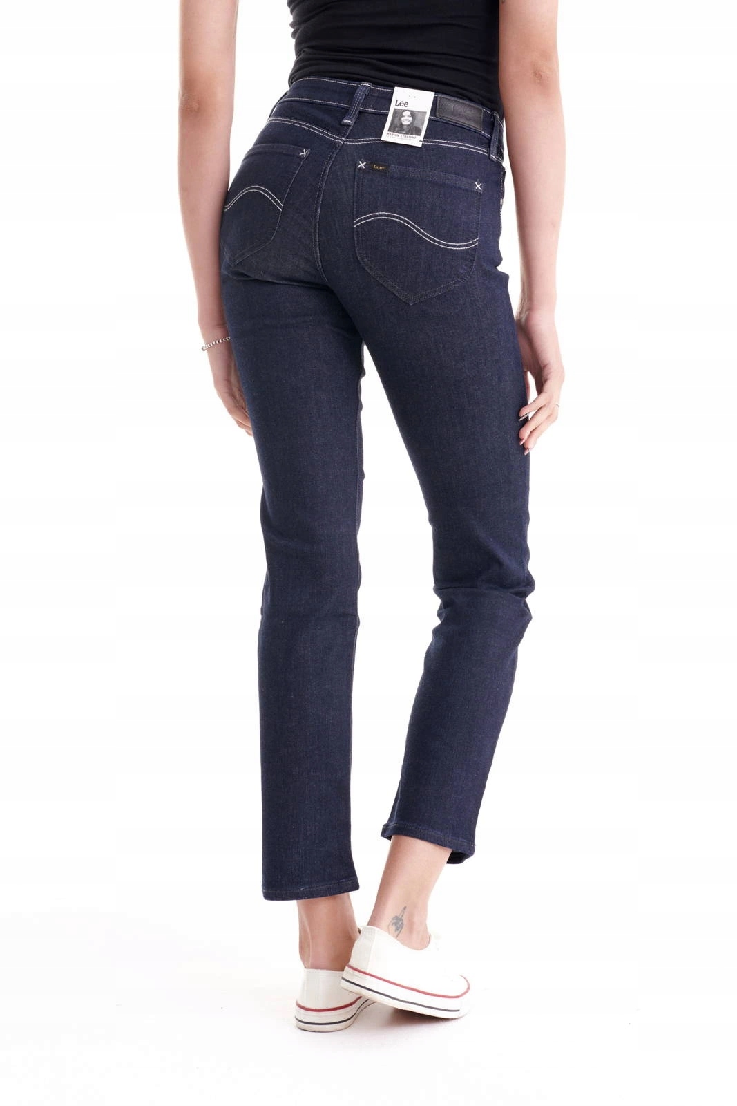 Dámské jednoduché džínové kalhoty Lee Marion Straight Rinse L301FR36 27/33