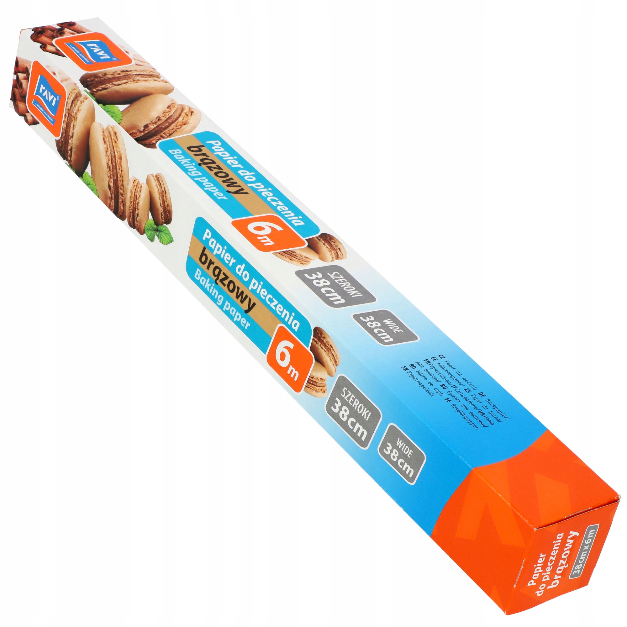 

Papier Do Pieczenia Brązowy Rolka Tuba 38 cm 6 m