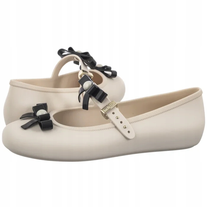 Dámské baleríny Melissa Soft Ballerina Bow Ad 35971/BE620 Béžové