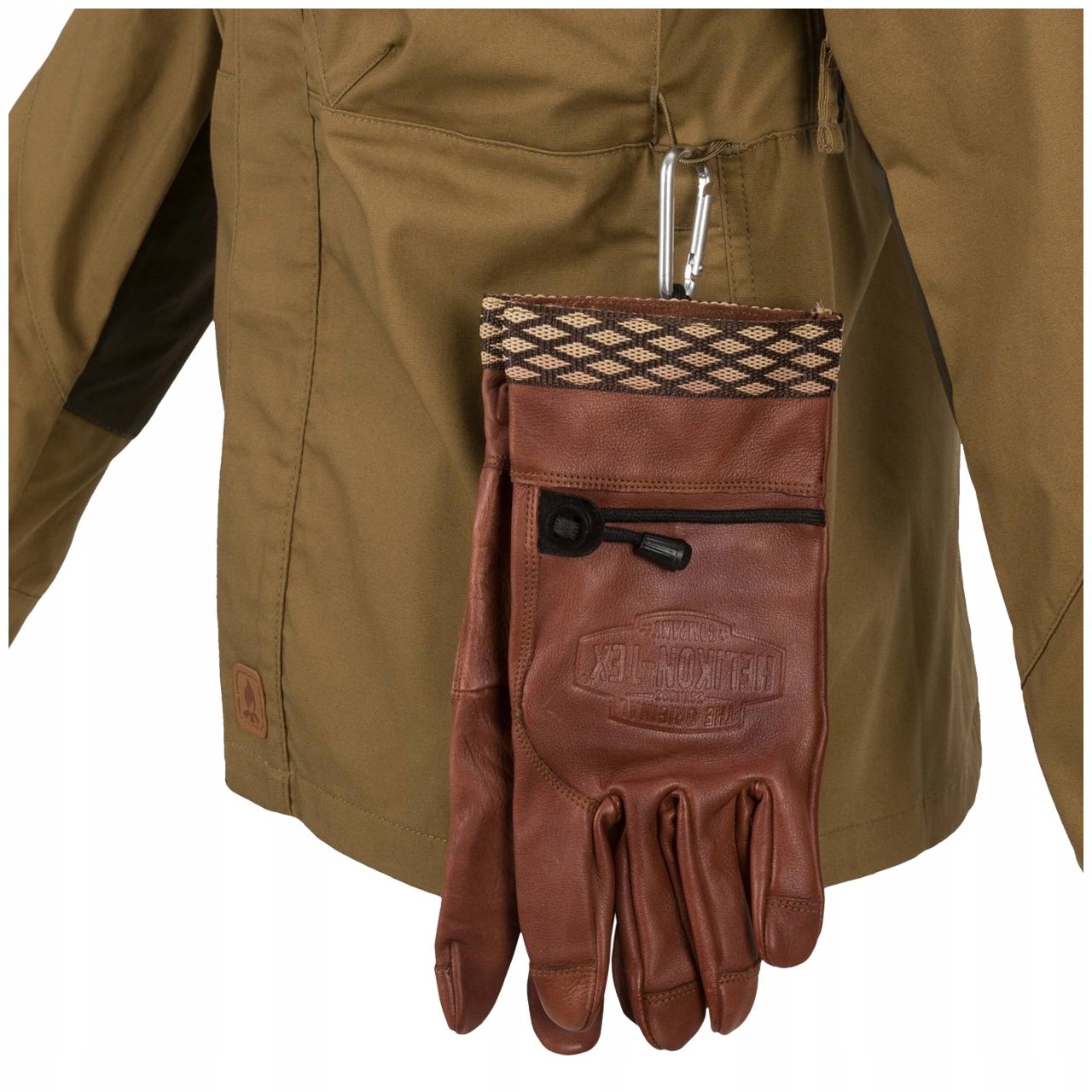 KOSZULA MĘSKA WOODSMAN HELIKON BUSHCRAFT WZMOCNIENIA Czarna Rękaw długi rękaw