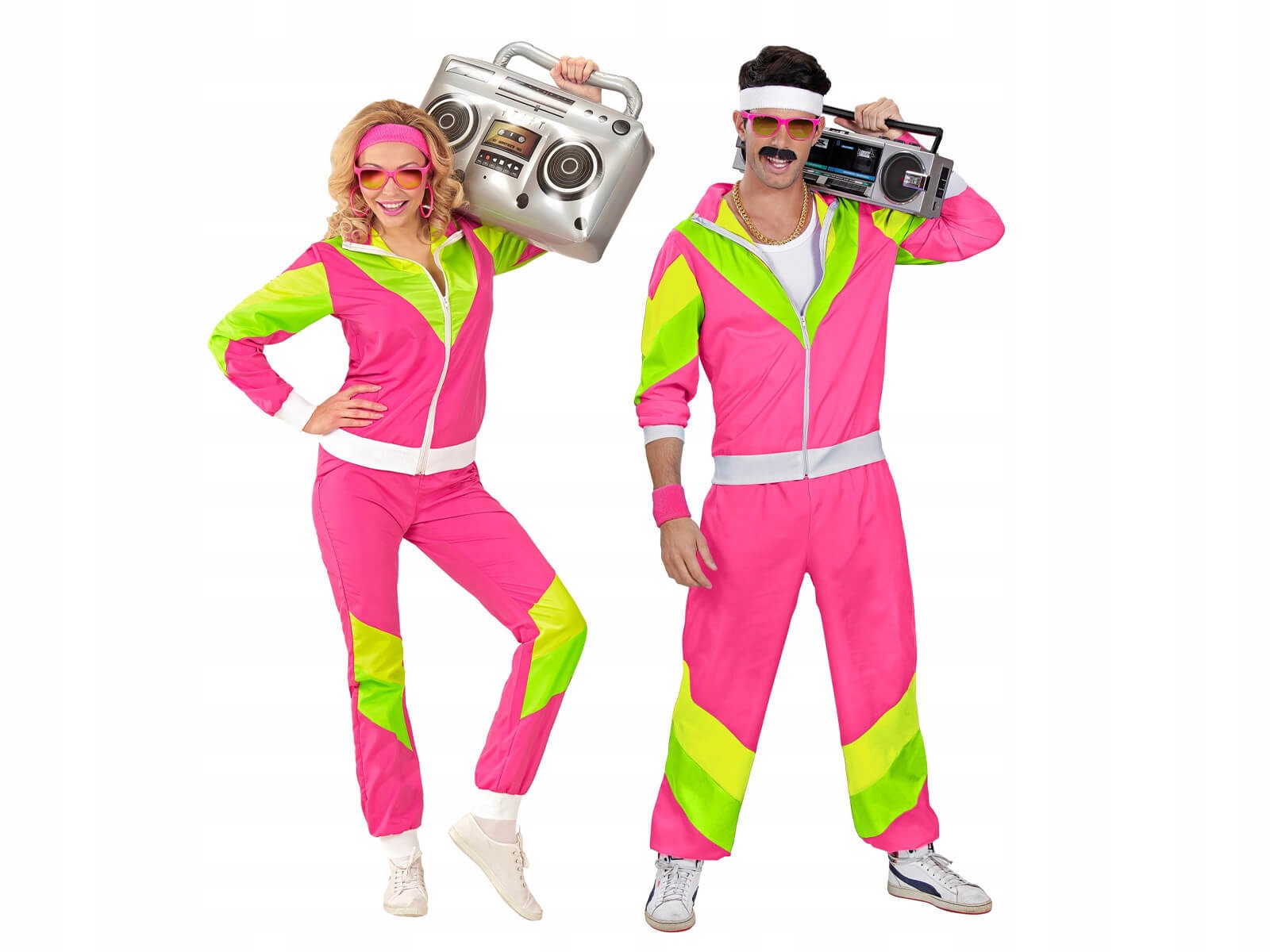 Disco Kostým Teplákovka růžový vel M Převlek Kostým
