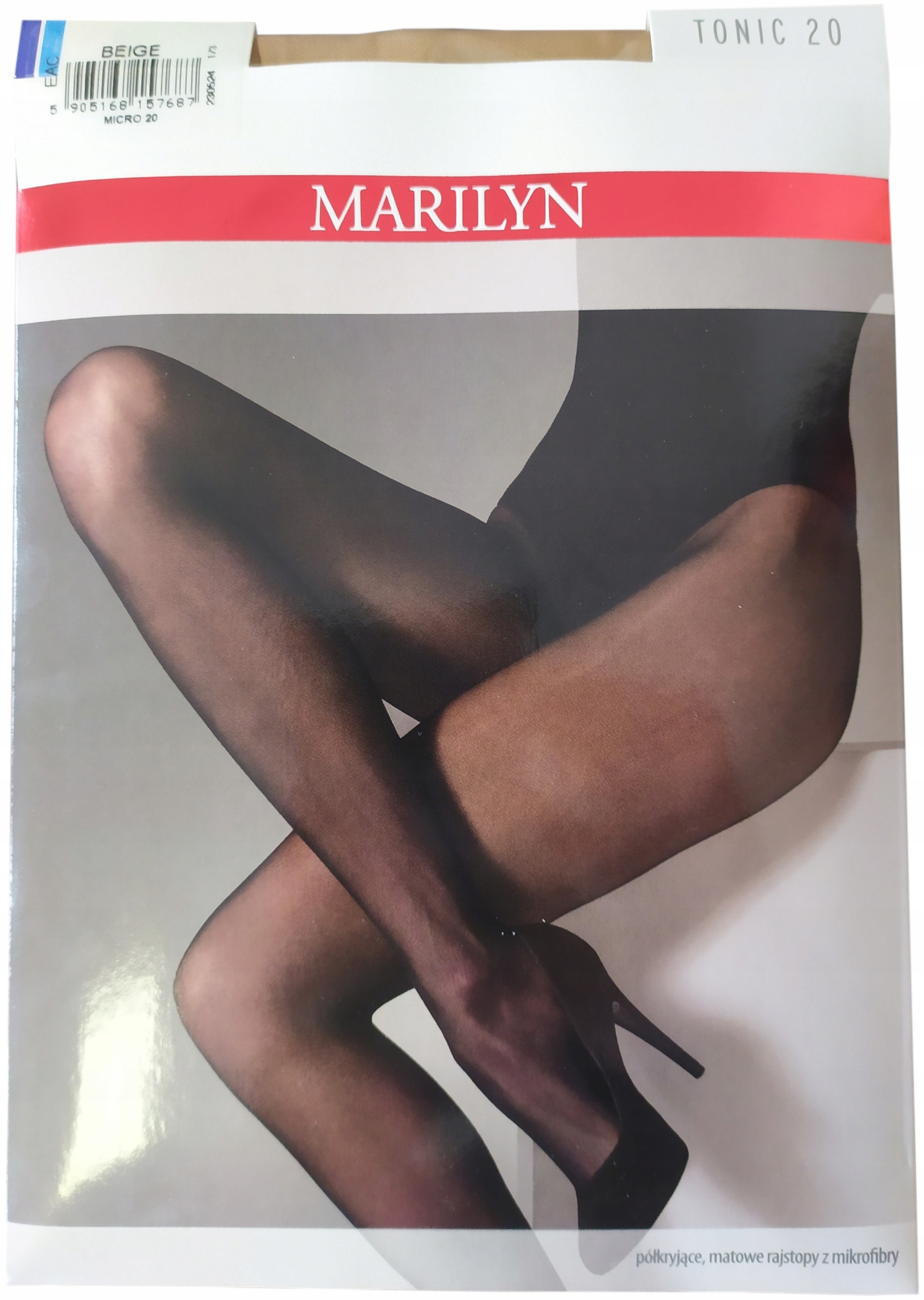

Rajstopy Marilyn Cienkie Matowe Tonic 20 Beige 3/4
