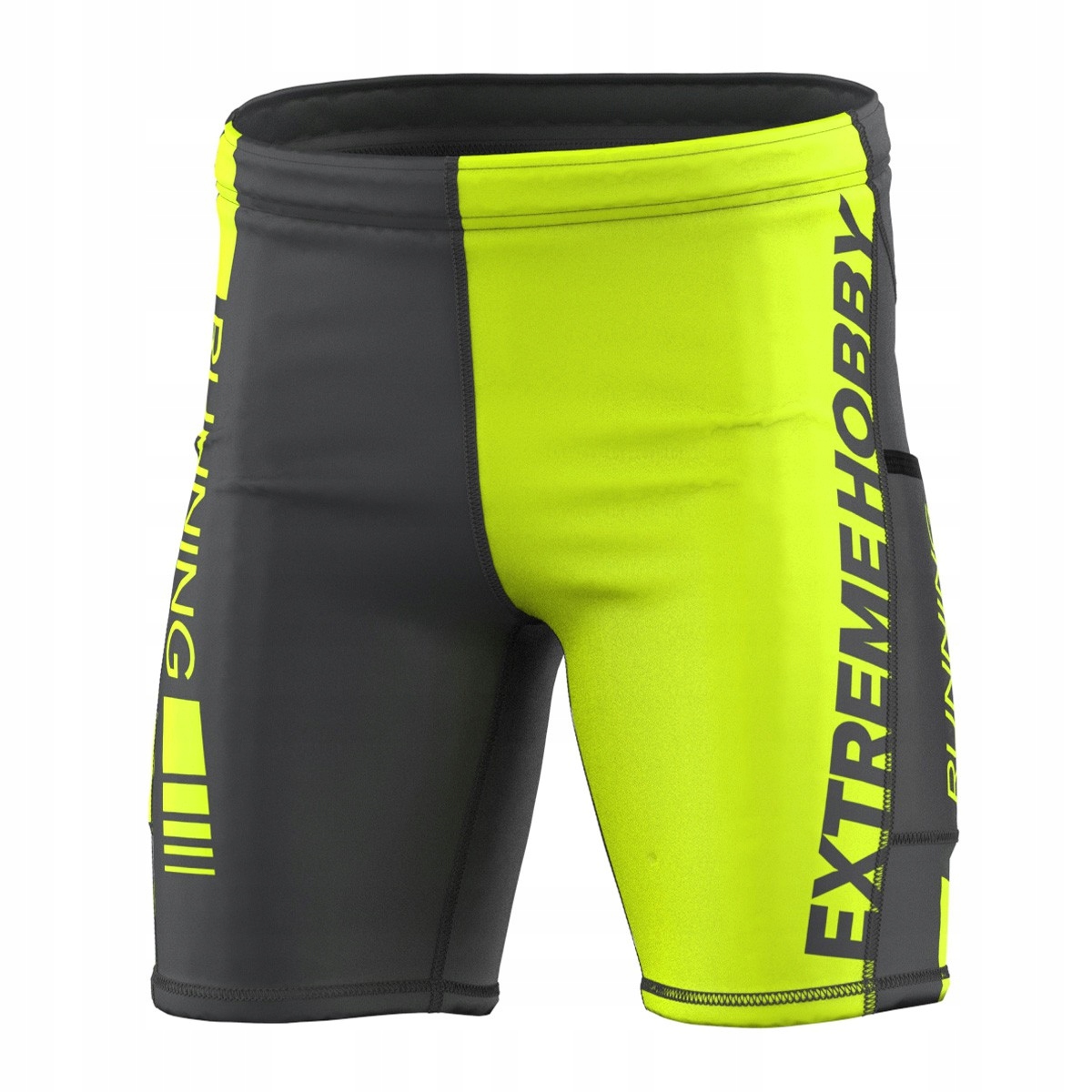 Leginsy biegowe męskie Krótkie Spodenki do biegania Extreme Hobby Draft 2XL
