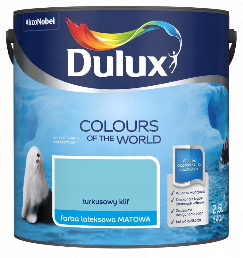 

Dulux Świata- turkusowy klif, 2.5l