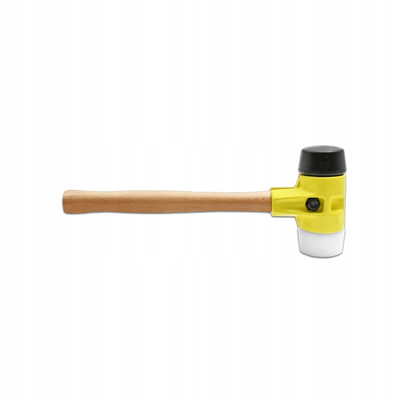 Gumové kladivo dlažební 3,4 kg 490 mm, průměr 80 mm, guma – nylon, kladivo