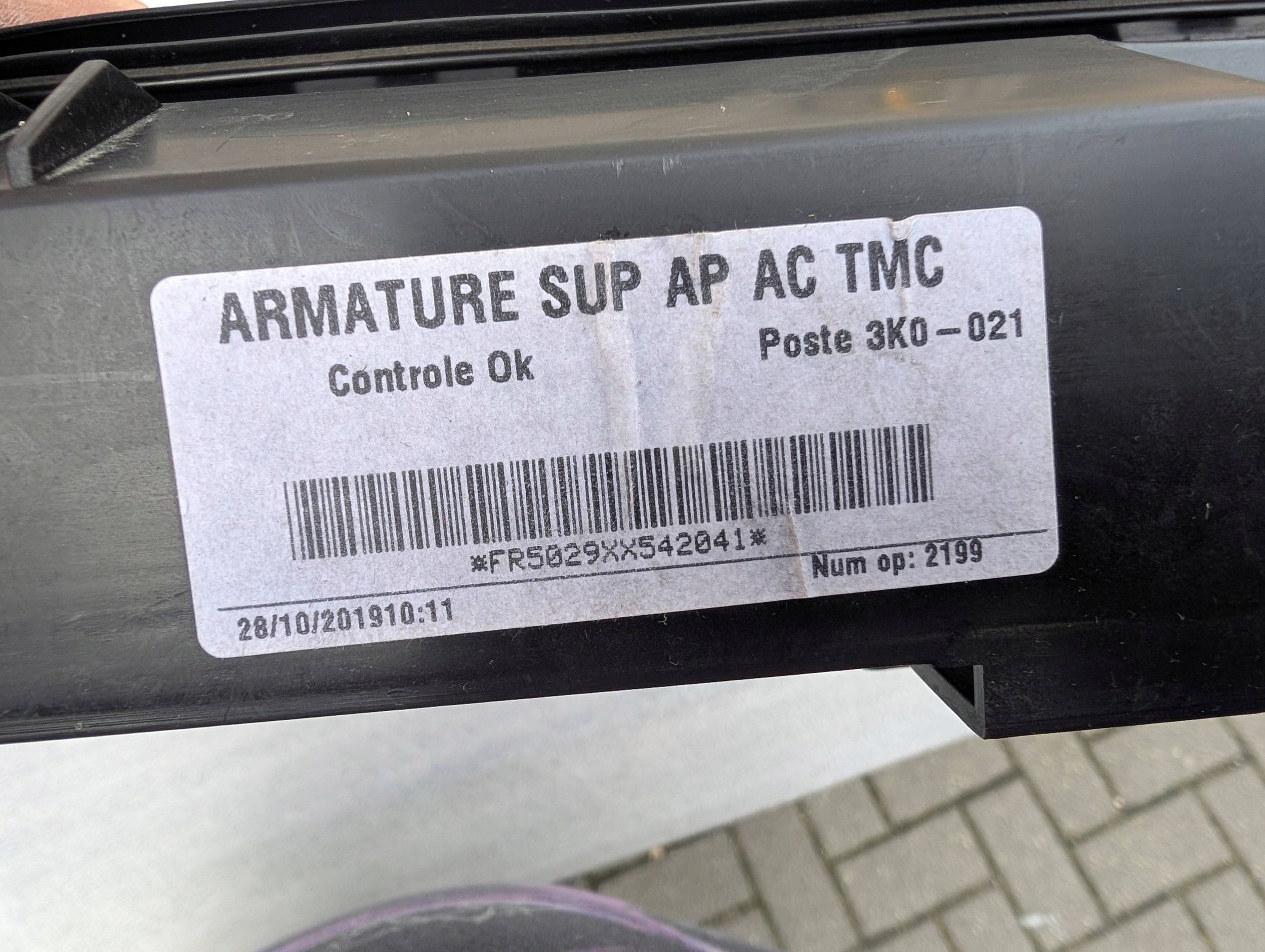 TOYOTA PROACE JUMPY Expert панель передняя / телевизор перед 9808490780