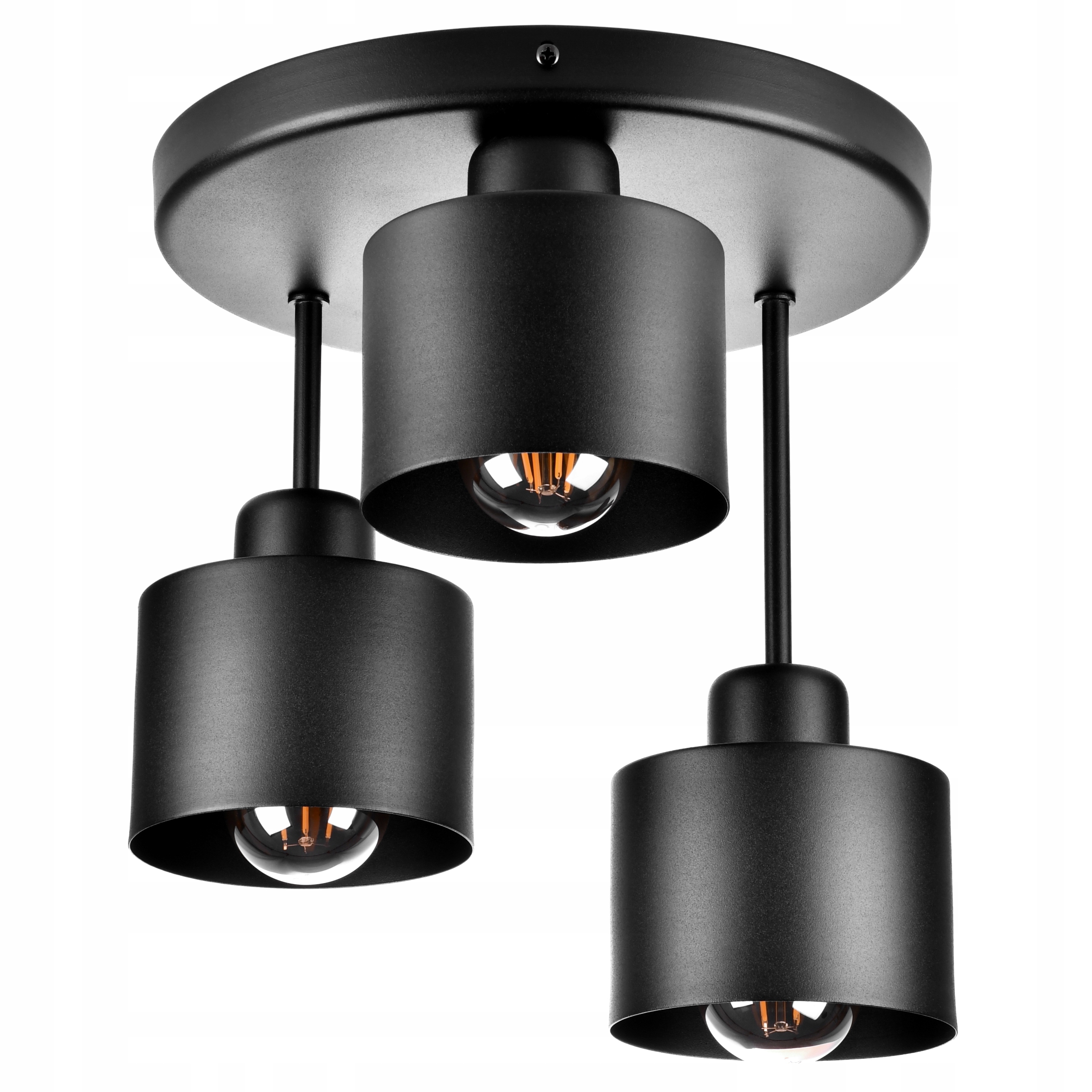 Industrialna Lampa sufitowa wisząca Żyrandol metalowy loft E27 Led Wulkan